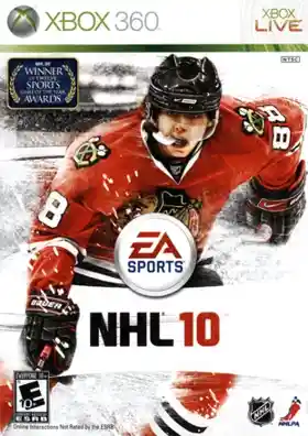 NHL 10 (USA) box cover front